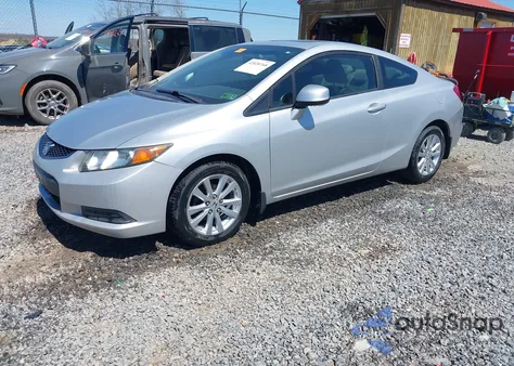 2012 Honda Civic Ex z USA, uszkodzony, nr VIN 2HGFG3B80CH506925